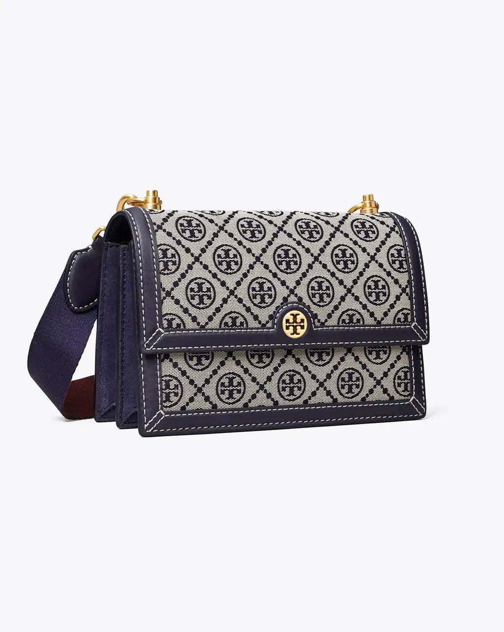 Tory Burch T Monogram Jacquard Medium Shoulder Bag